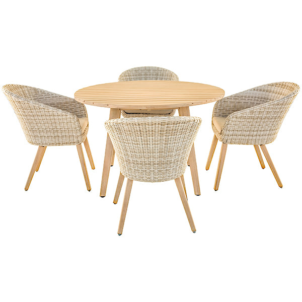 Pacific Lifestyle Cabon 4 Seater Dining Set - Stove Supermarket