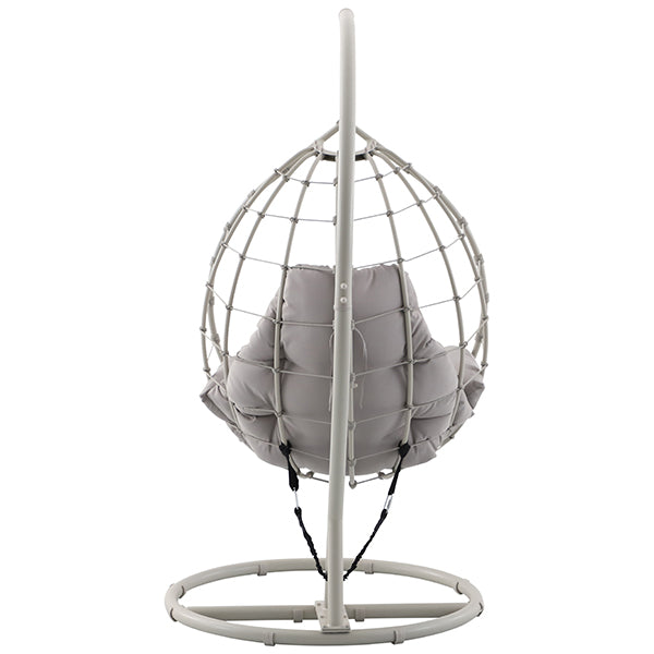 Pacific Lifestyle Blake Single Hanging Egg Chair - Pebble - Stove Supermarket