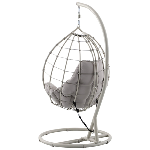 Pacific Lifestyle Blake Single Hanging Egg Chair - Pebble