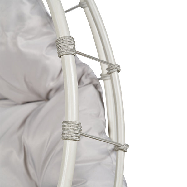 Pacific Lifestyle Blake Single Hanging Egg Chair - Pebble