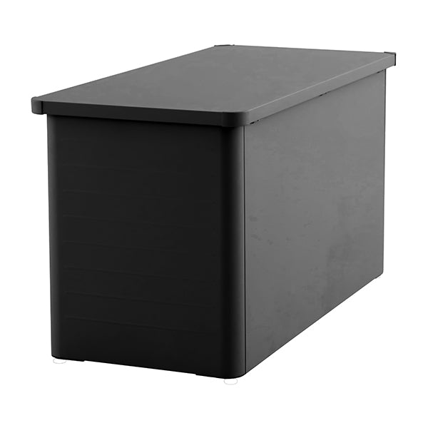 Pacific Lifestyle Rhode Island Small Steel Cushion Box - Black - Stove Supermarket
