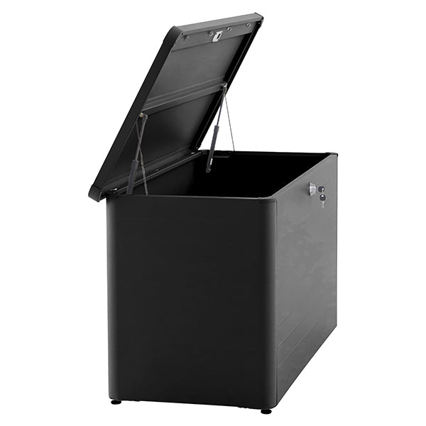 Pacific Lifestyle Rhode Island Small Steel Cushion Box - Black - Stove Supermarket