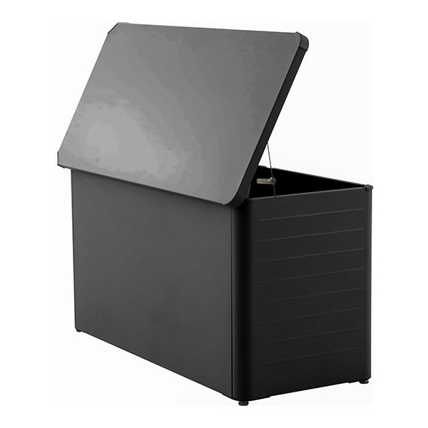 Pacific Lifestyle Rhode Island Small Steel Cushion Box - Black - Stove Supermarket