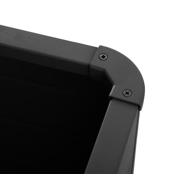 Pacific Lifestyle Rhode Island Small Steel Cushion Box - Black