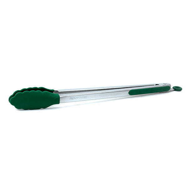 Big Green Egg Stainless Steel Silicone Tipped 16" BBQ Tongs