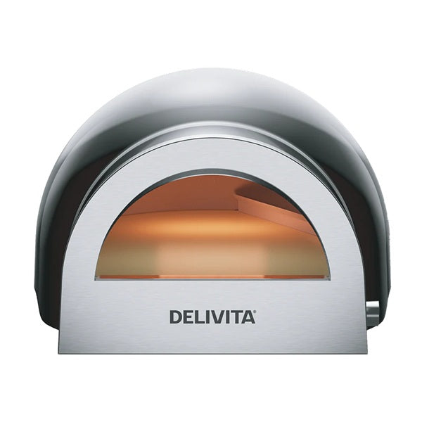 DeliVita Dual Fuel Wood & Gas Fired Oven - Very Black