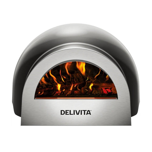 DeliVita Wood Fired Oven - Very Black