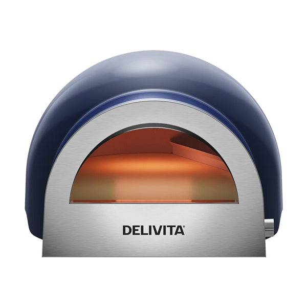 DeliVita Dual Fuel Wood & Gas Fired Oven - Royal Blue