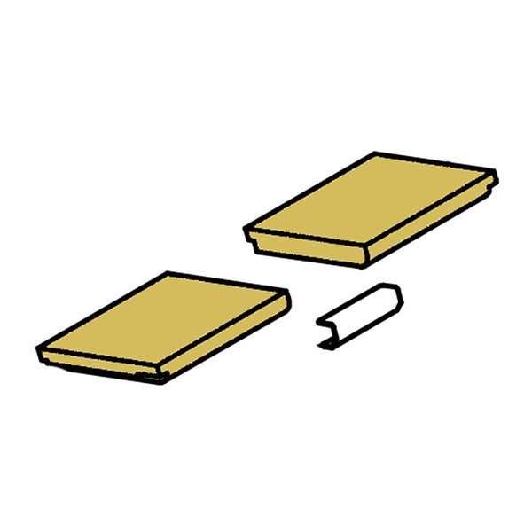 011/AC031S - Charnwood Baffle / Throat Bricks & Bracket - Aire 7 & Cranmore 7