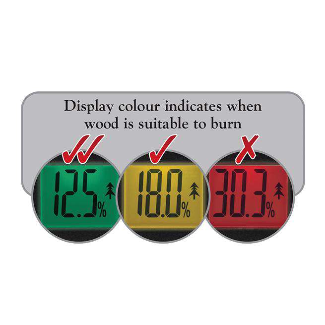 Valiant Colour Change Moisture Meter - Stove Supermarket