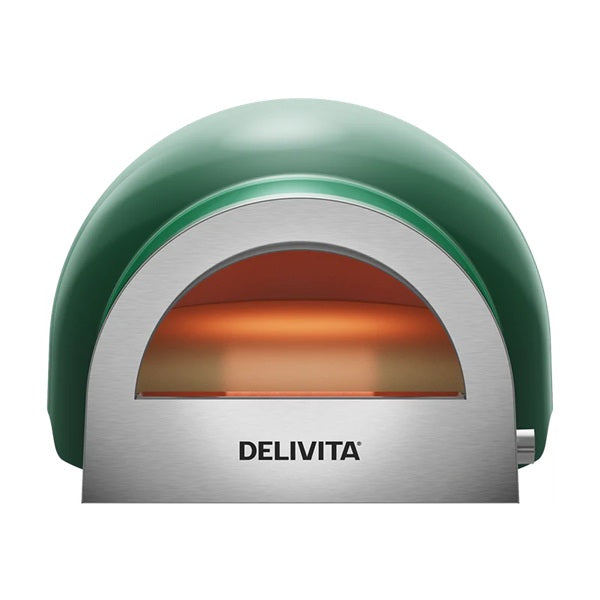 DeliVita Dual Fuel Wood & Gas Fired Oven - British Racing Green