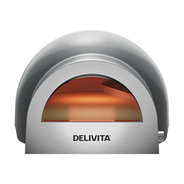 DeliVita Dual Fuel Wood & Gas Fired Oven - Hale Grey