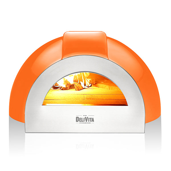DeliVita Pro Dual Fuel Oven - Orange Blaze - Stove Supermarket
