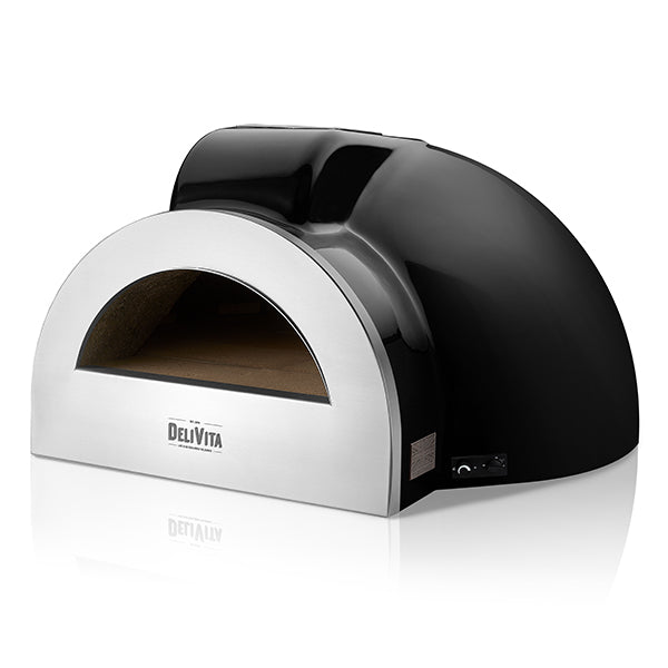 DeliVita Pro Dual Fuel Oven - Very Black - Stove Supermarket