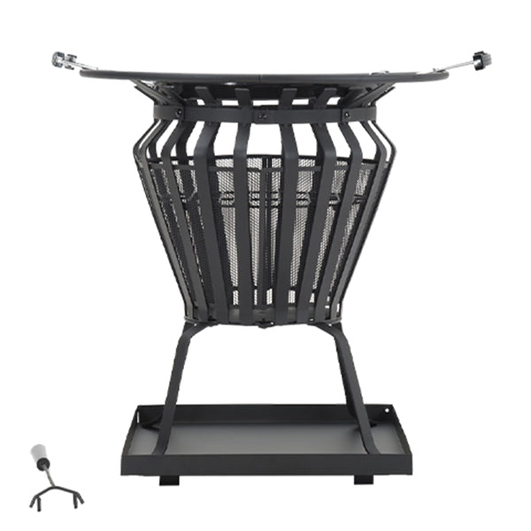 Lifestyle Signa Steel Fire Basket & Grill - Stove Supermarket