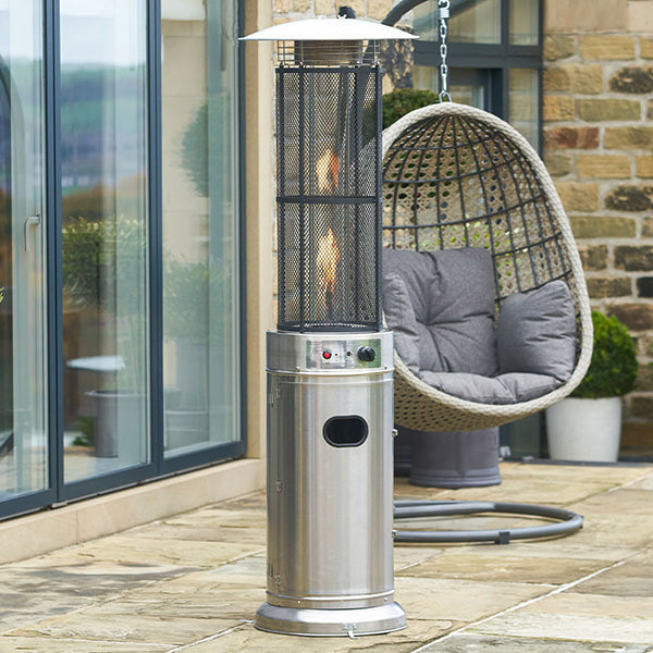 Pacific Lifestyle Stainless Steel Cylinder Patio Heater - Stove Supermarket