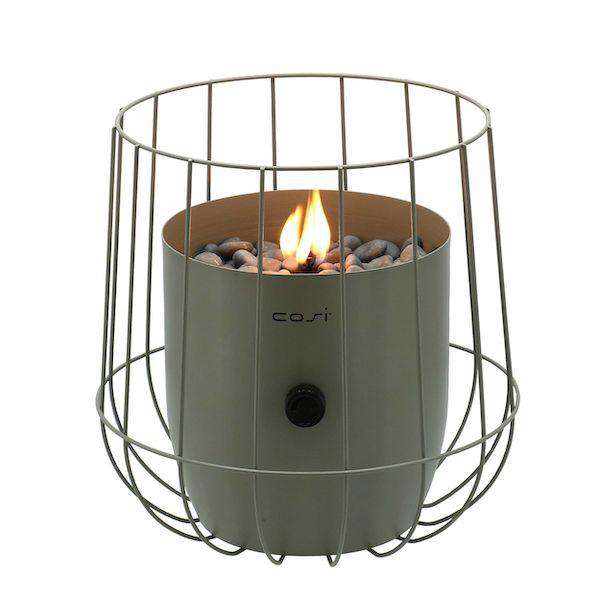 Pacific Lifestyle Cosiscoop Olive Basket Garden Table Top Fire Lantern - Stove Supermarket