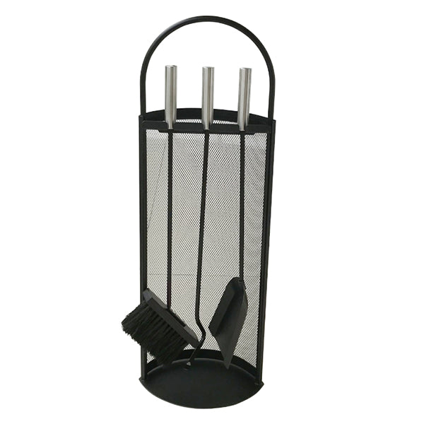 3 Piece Curved Fireside Tool Set - Stove Supermarket 