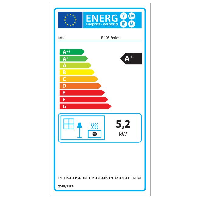 Jøtul F105 LL - Energy Label