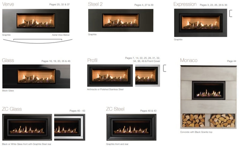 Gazco Studio 1 Glass Fronted Conventional Flue Gas Fire