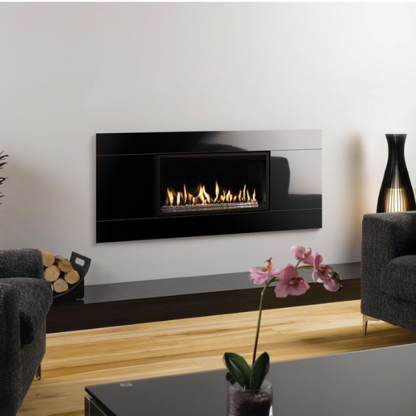 Gazco Studio 1 Glass Fronted Conventional Flue Gas Fire - Stove Supermarket