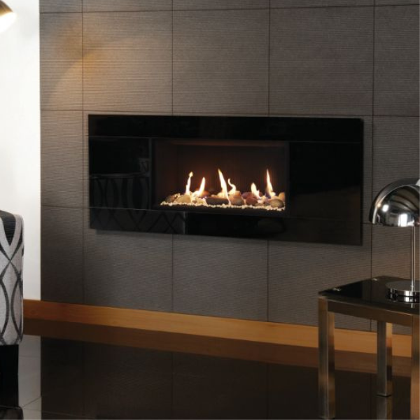 Gazco Studio 1 Glass Fronted Conventional Flue Gas Fire - Stove Supermarket