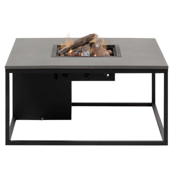 Pacific Lifestyle Cosiloft 100 Lounge Table Gas Fire Pit - Black & Grey - Stove Supermarket