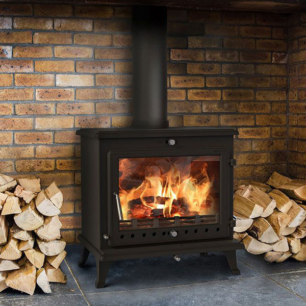 Ekol Crystal 12 Multi Fuel / Wood Burning Stove - Stove Supermarket
