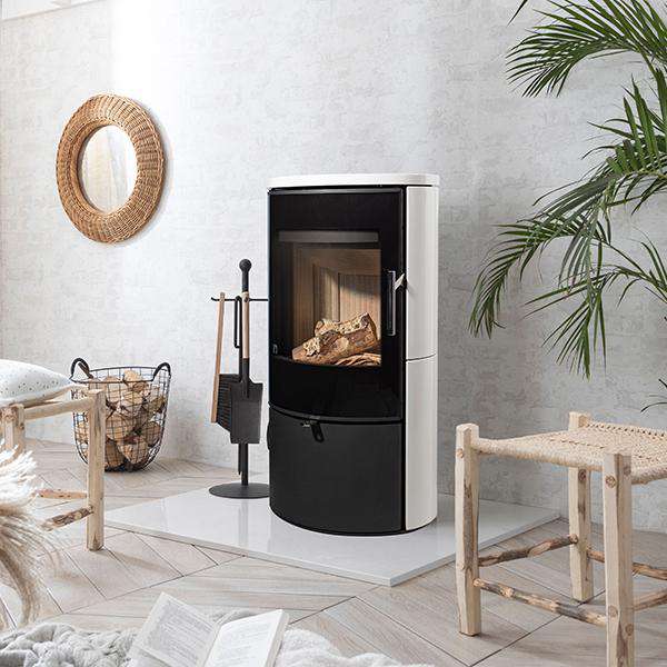 Arada Lagom 4 Ceramic Wood Burning Stove - Stove Supermarket