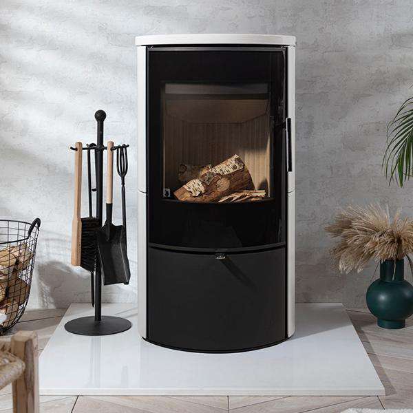Arada Lagom 4 Ceramic Wood Burning Stove - Stove Supermarket