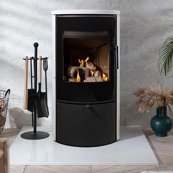 Arada Lagom 4 Ceramic Wood Burning Stove - Stove Supermarket