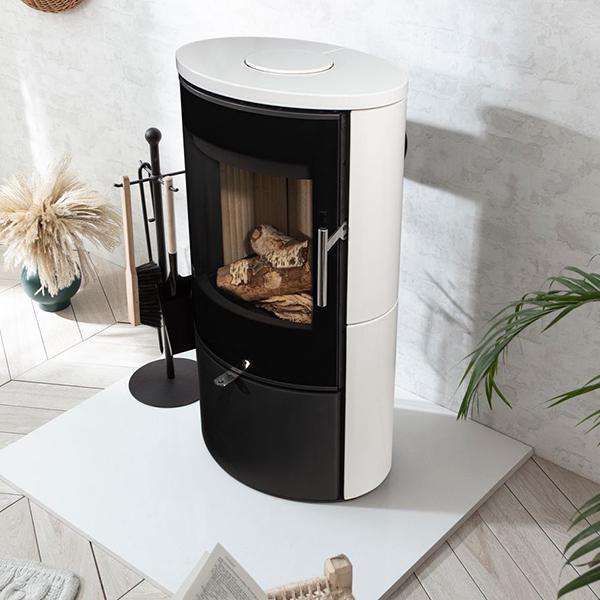 Arada Lagom 4 Ceramic Wood Burning Stove - Stove Supermarket