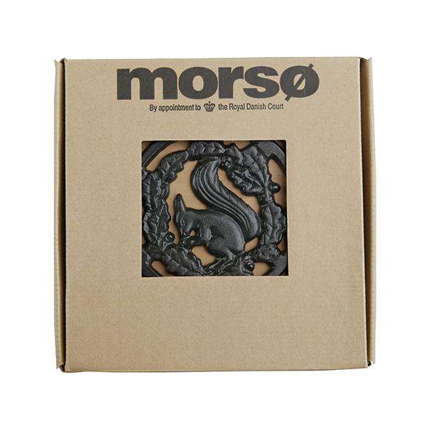 Morsø Cast Iron Trivet With Squirrel Motif - Stove Supermarket